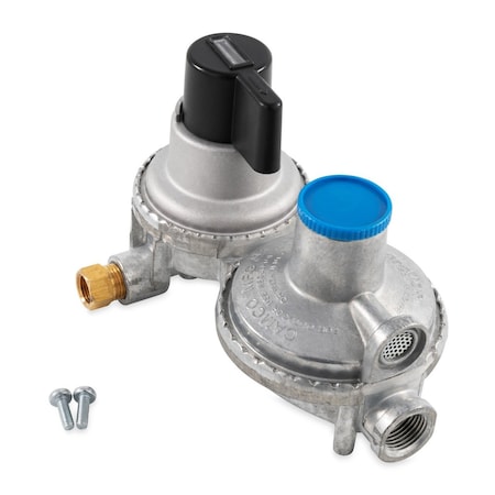 Camco PROPANEDOUBLE-STAGEAUTO-CHANGEOVERREGULATORCAMCO CCSAUS, BULK 59002